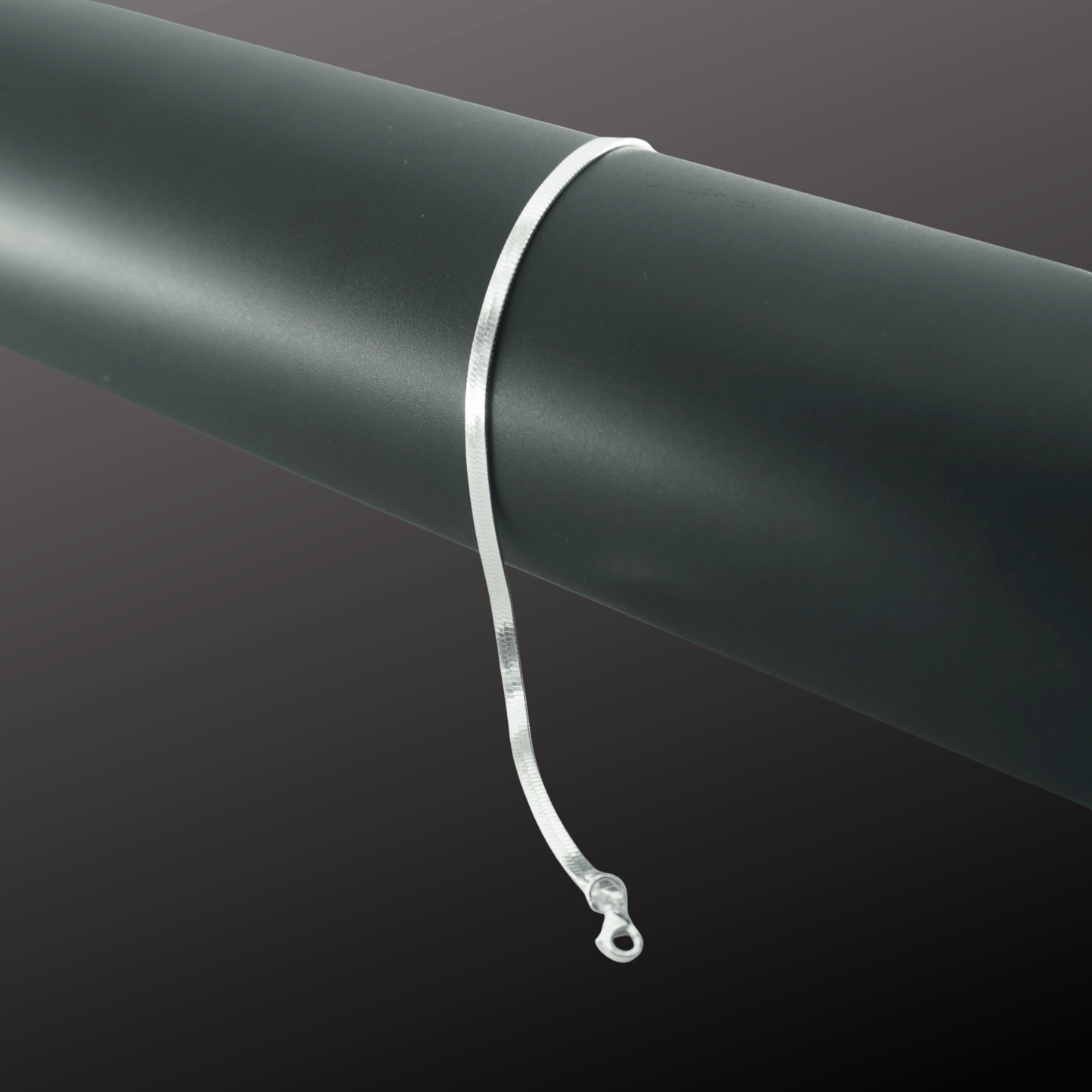 925 Flat Silver Chain Anklet