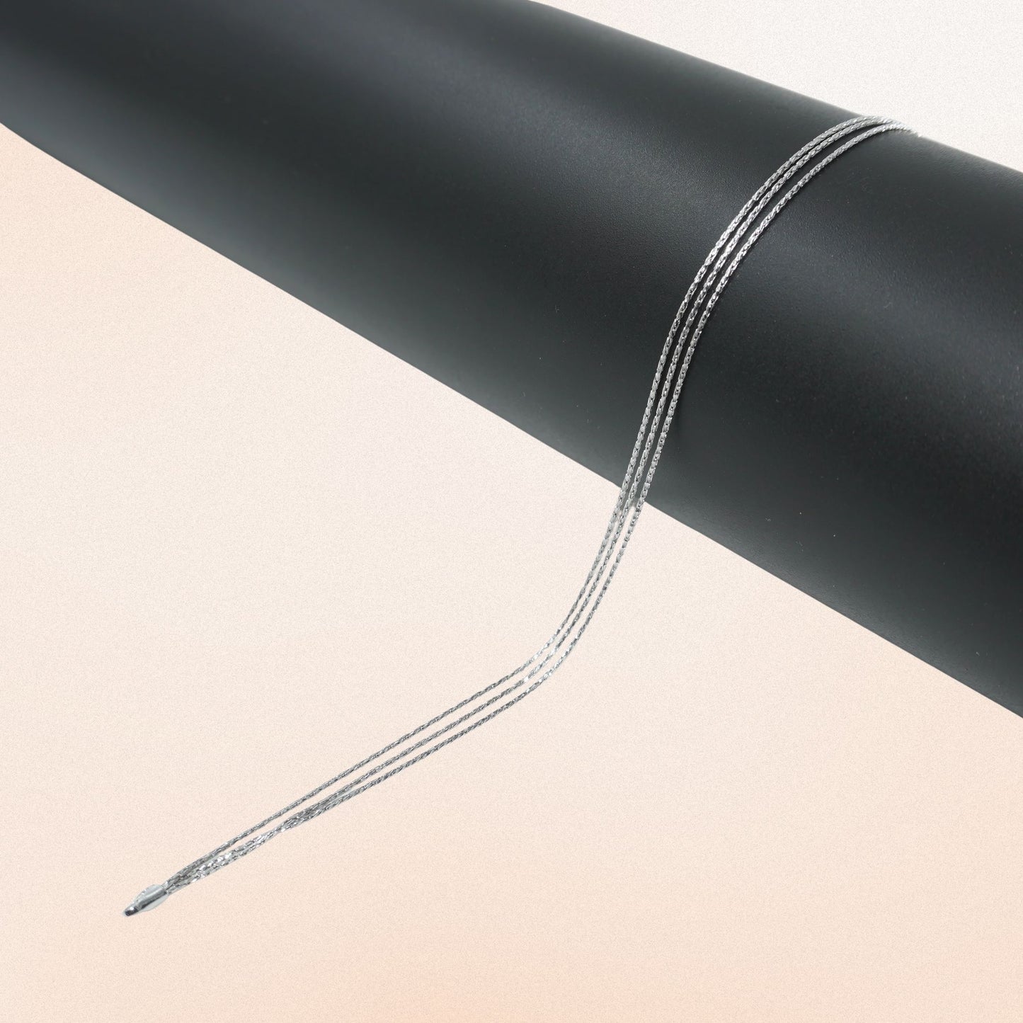 Triple Chain 925 Silver Anklet