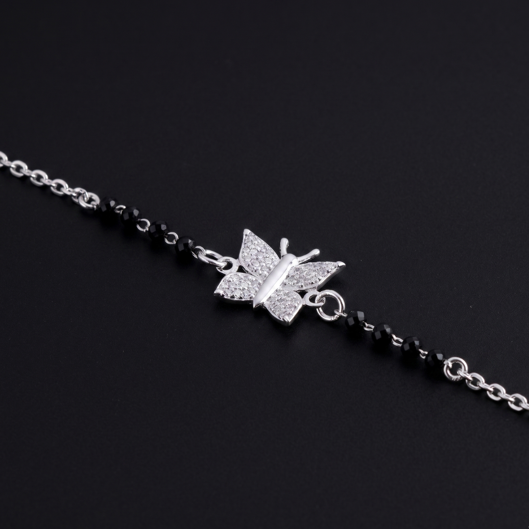 Black Onyx Butterfly Bracelet