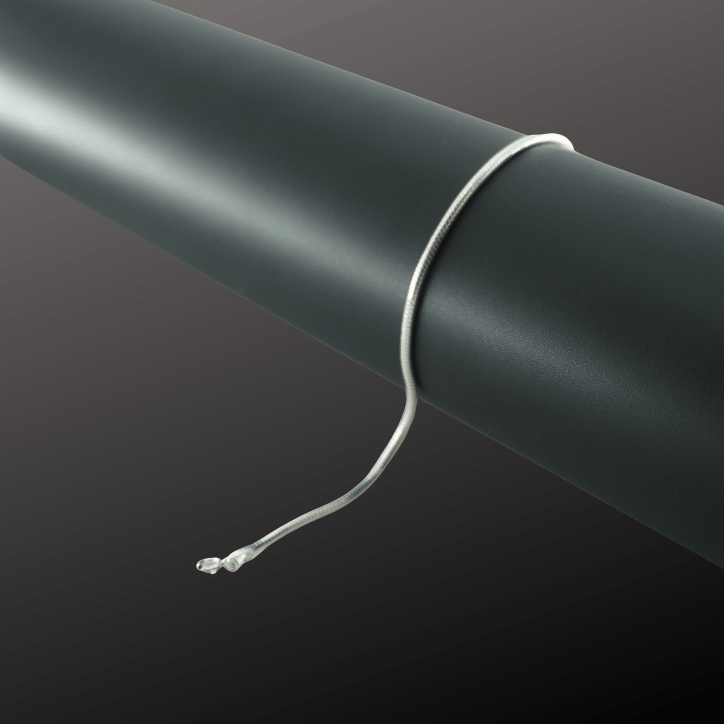 925 Silver Tubular Anklet