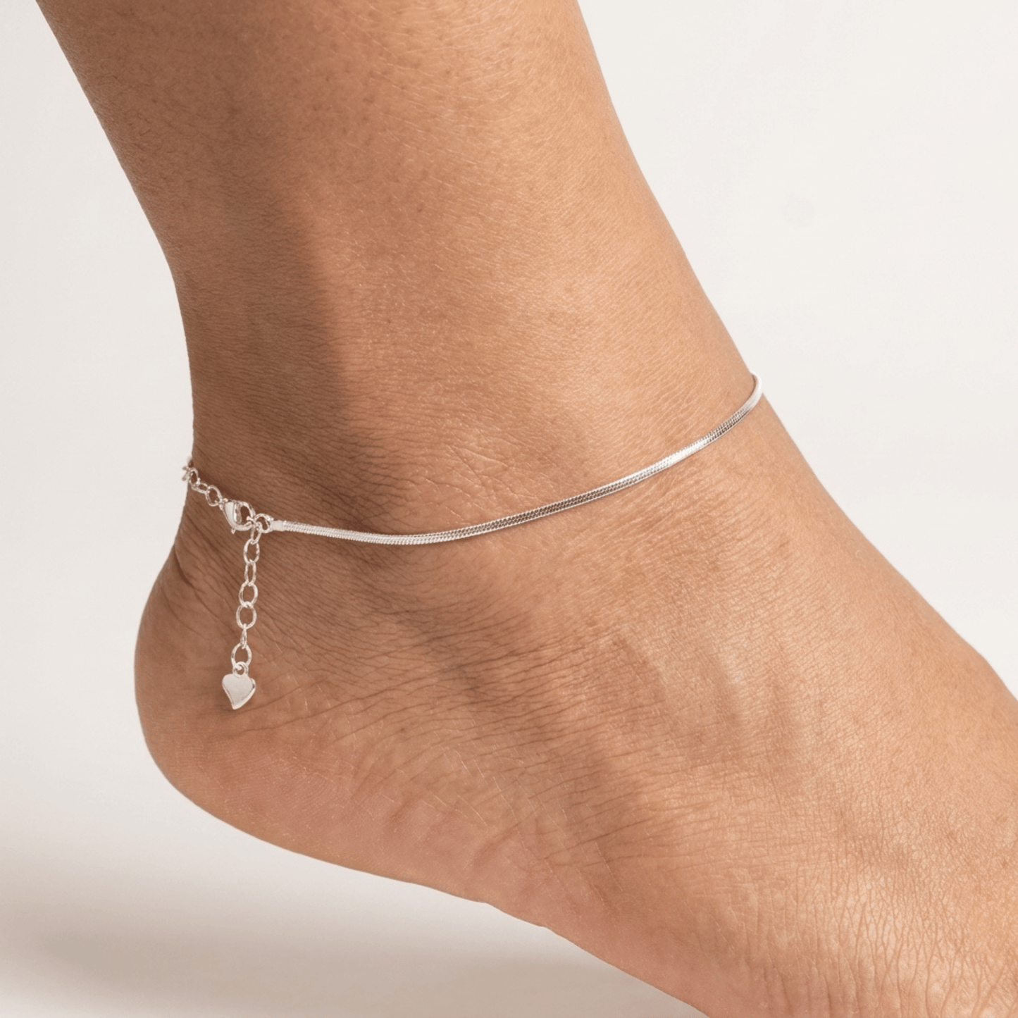 925 Silver Thin Delicate Chain Anklet