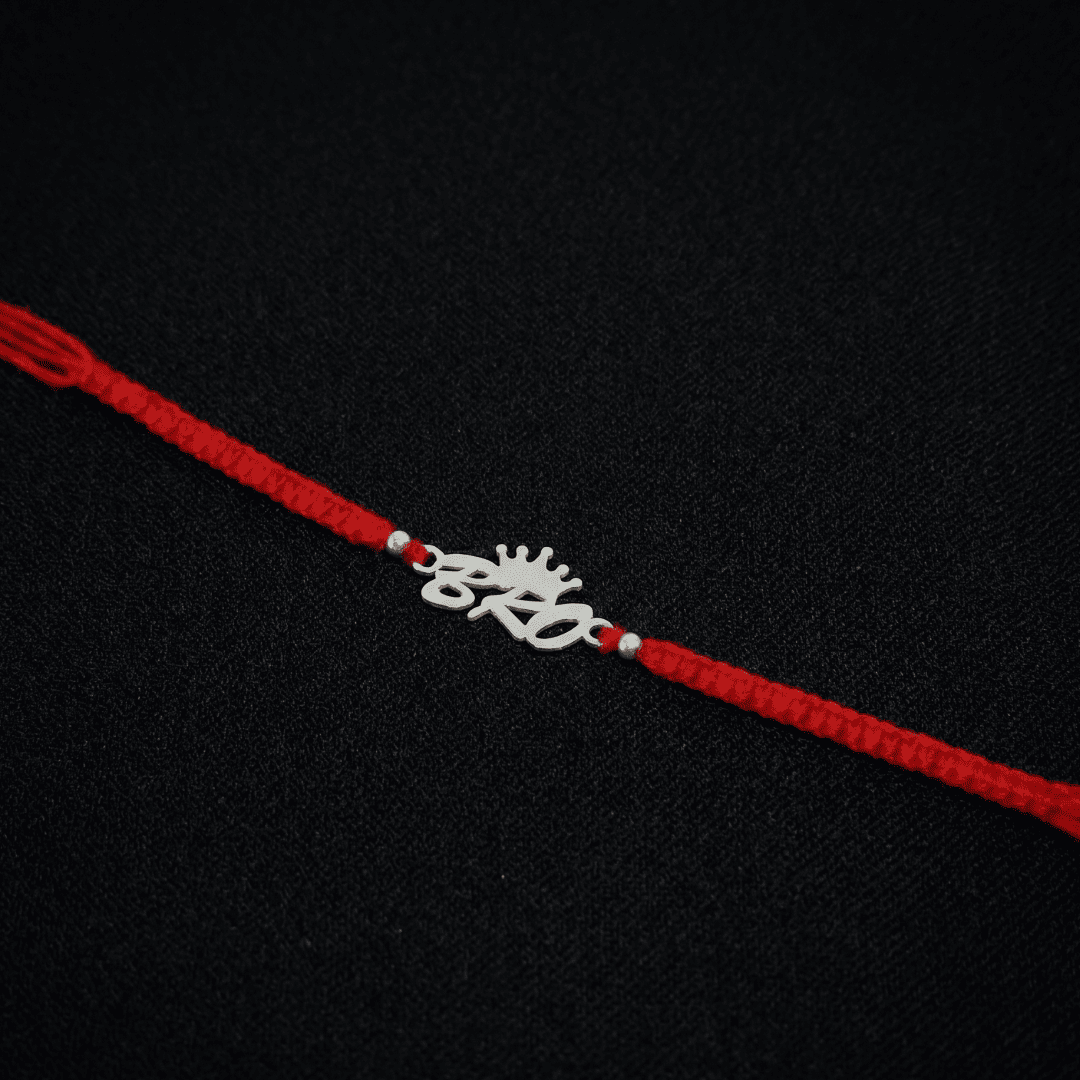 Silver Bro Rakhi For Brother