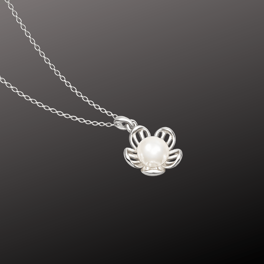 925 Silver Pearl Chain Pendant for Women