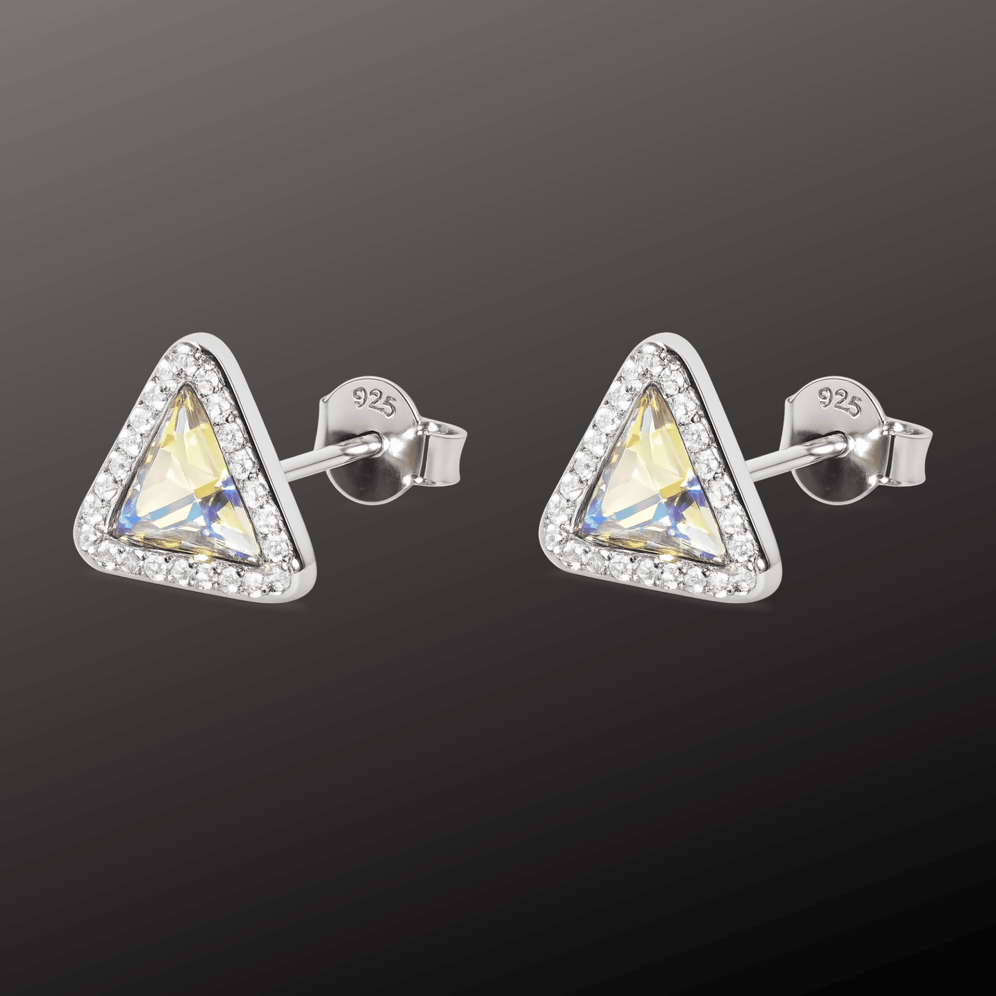 Trendy 925 Sterling Silver Stud Earrings