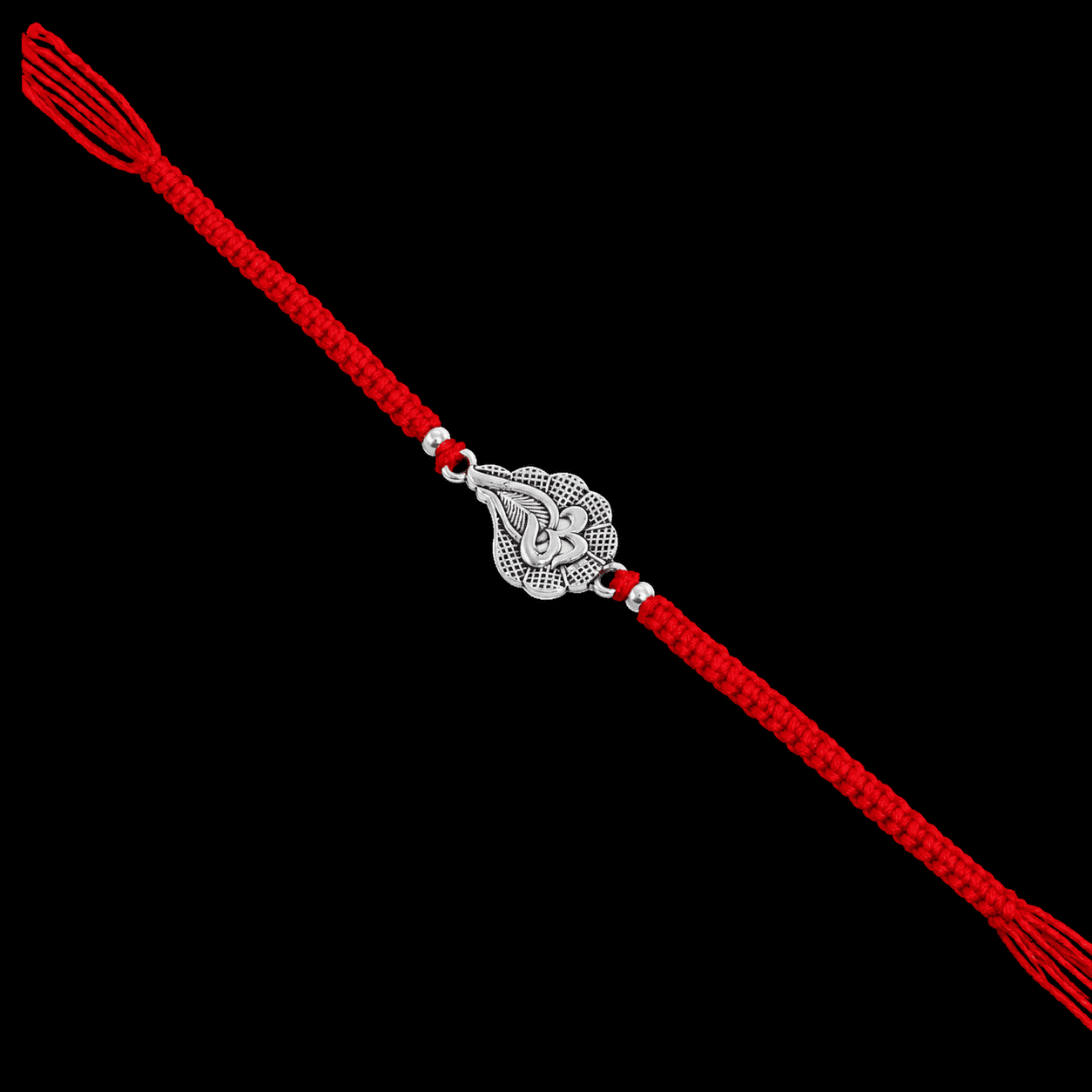 925 Silver Om Shankh Rakhi