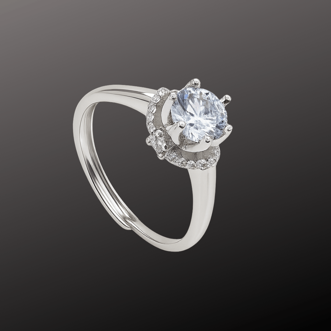 Adjustable Classic Silver Ring