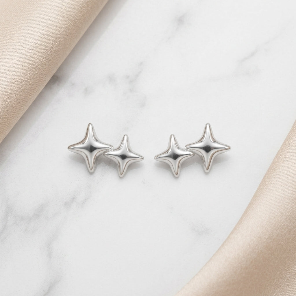 925 Silver Sparkle Earrings