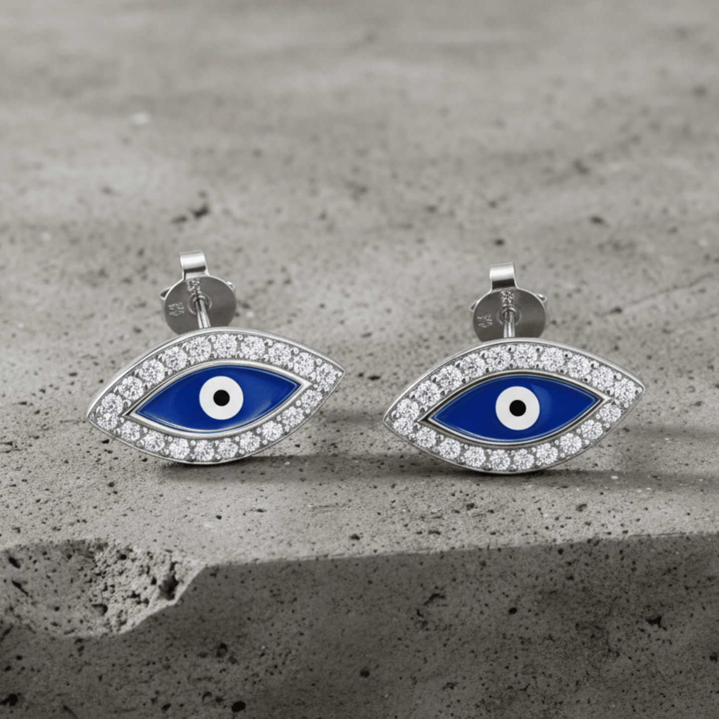 Evil Eye 925 Silver Studs