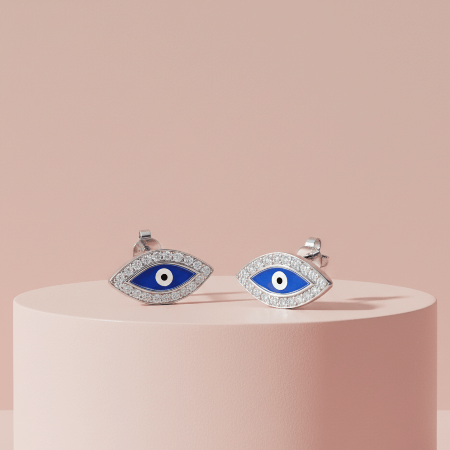 Evil Eye 925 Silver Studs