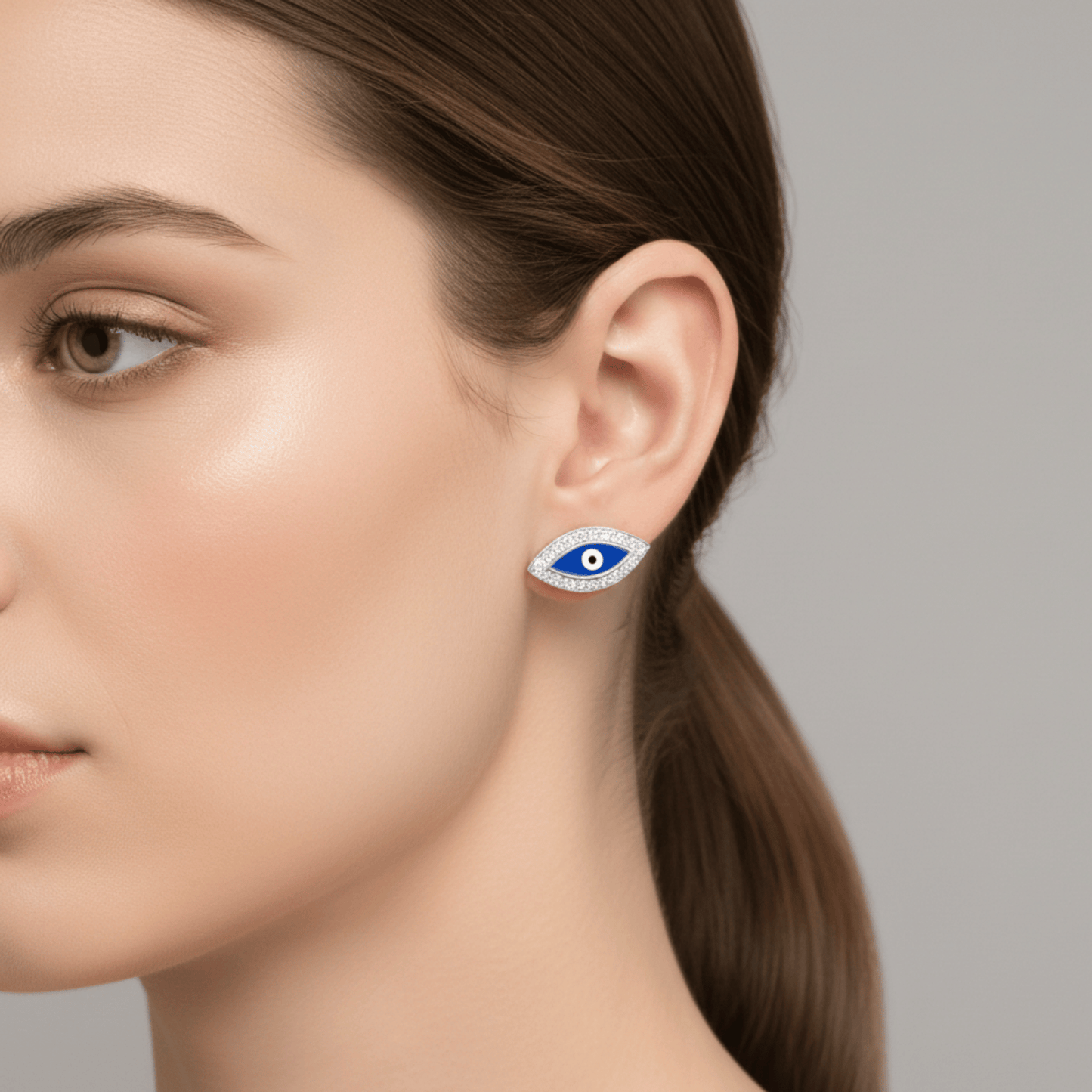 Evil Eye 925 Silver Studs