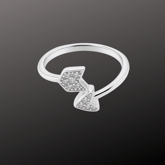 925 Silver Dual Arrow Ring