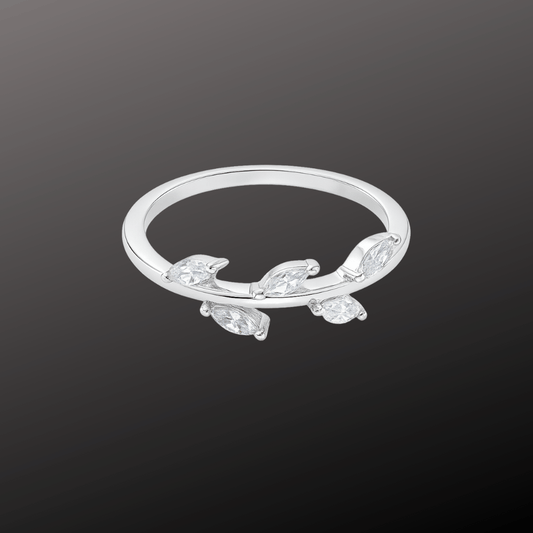 Marquise Leaf 925 Ring