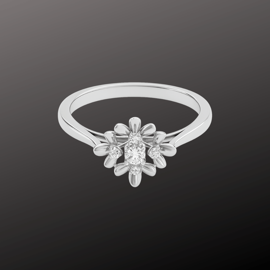 Sterling Silver Daisy Ring