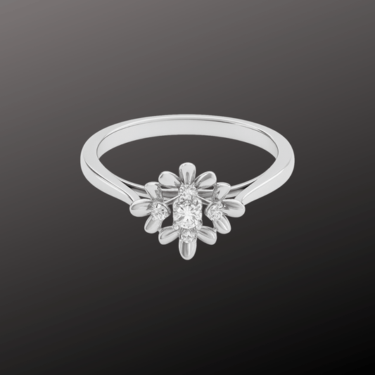 Sterling Silver Daisy Ring
