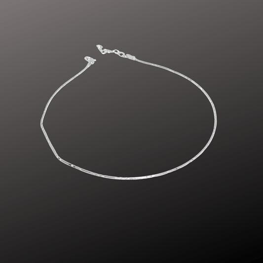 925 Sterling Silver Chain Anklet for Women