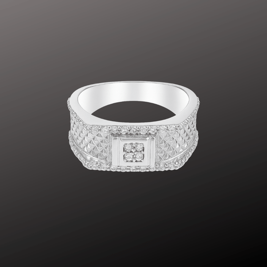 Geometric 925 Silver Band