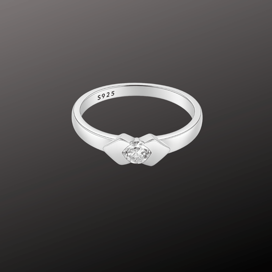Modern Solitaire 925 Ring