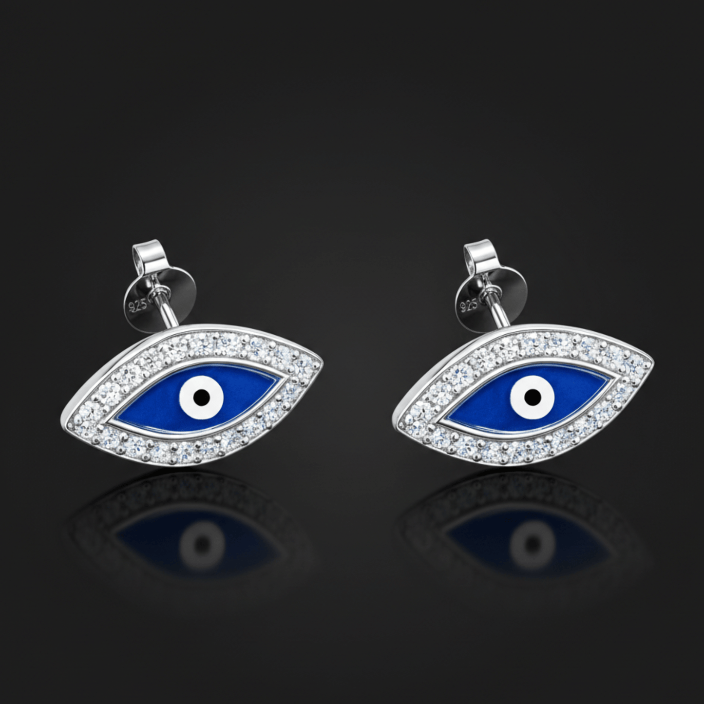 Evil Eye 925 Silver Studs