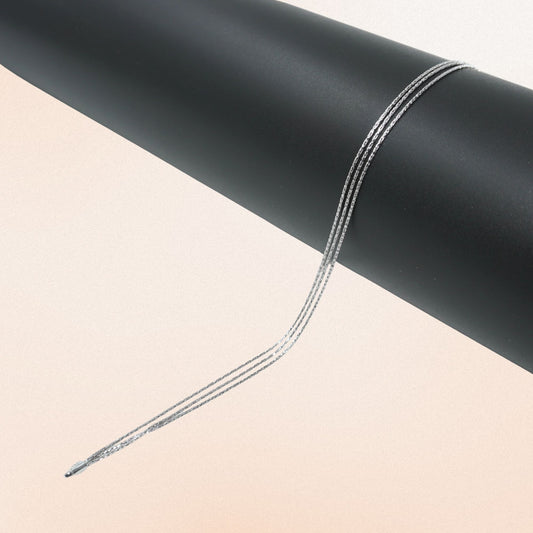 Triple Chain 925 Silver Anklet