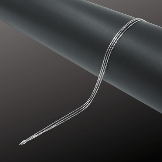 Triple Chain 925 Silver Anklet