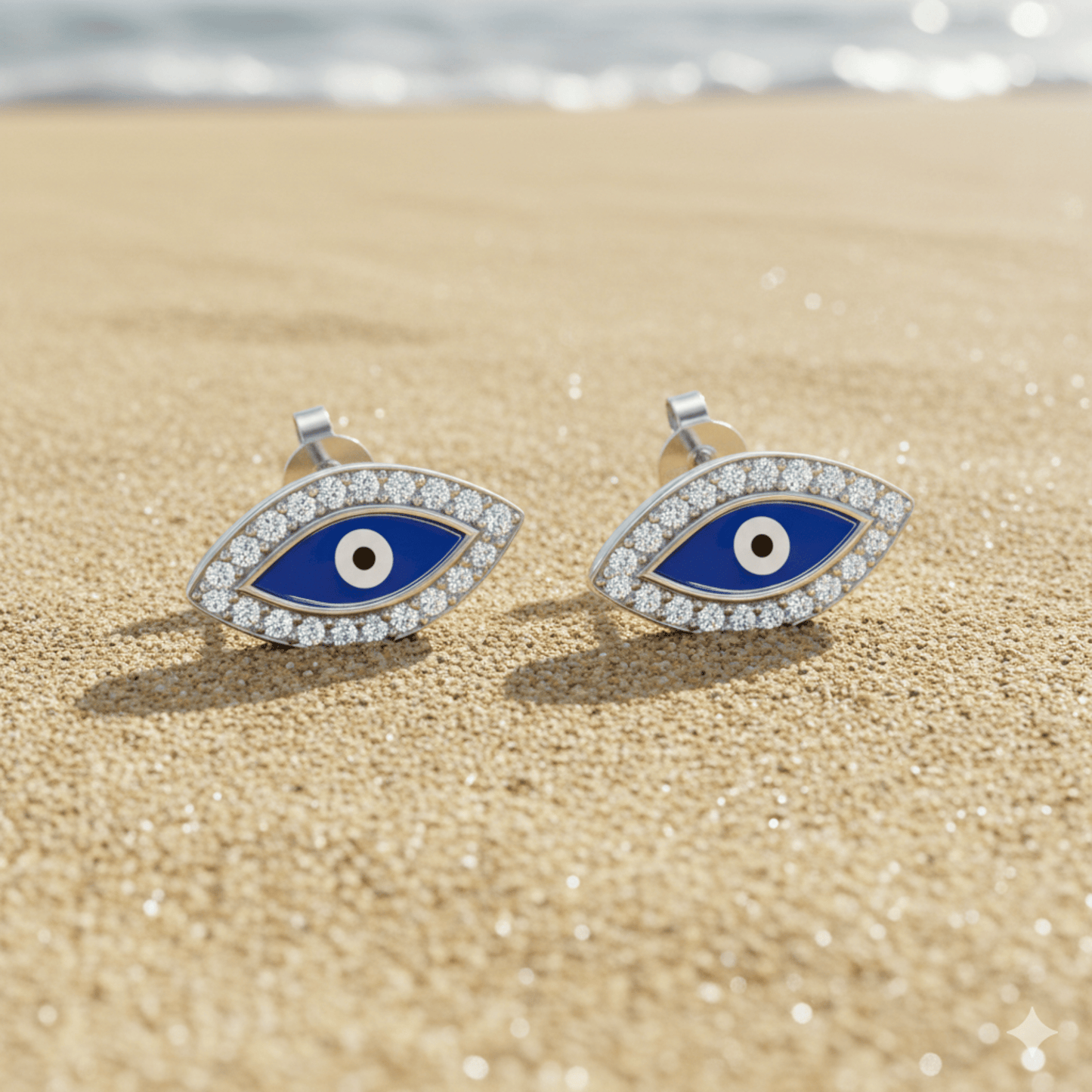 Evil Eye 925 Silver Studs