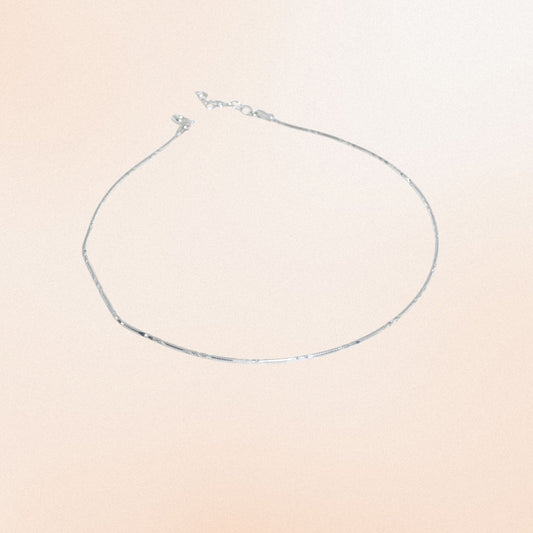 925 Sterling Silver Chain Anklet for Women