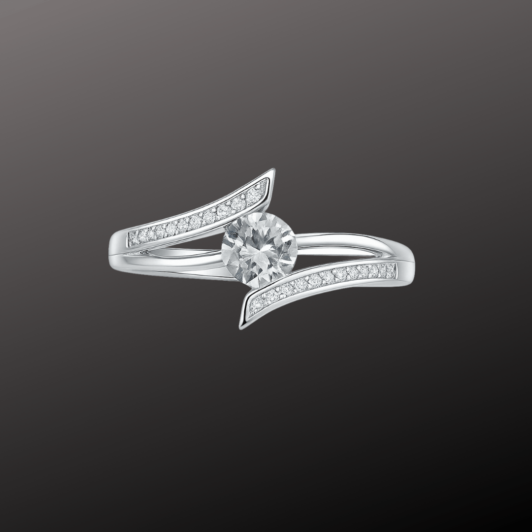 Adjustable Curve Silver Ring