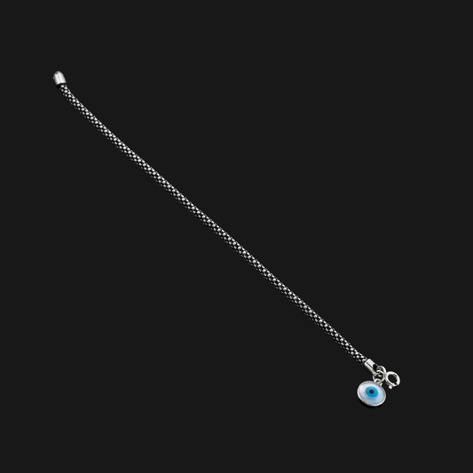 925 Silver Evil Eye Charm Bracelet