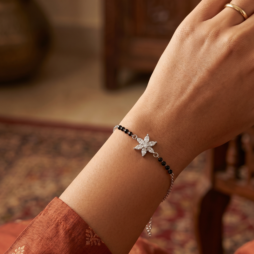 Black Spinel Crystal Bracelet