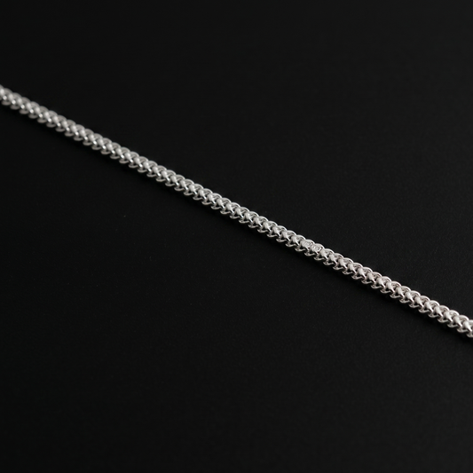 925 Silver Franco Chain Anklet