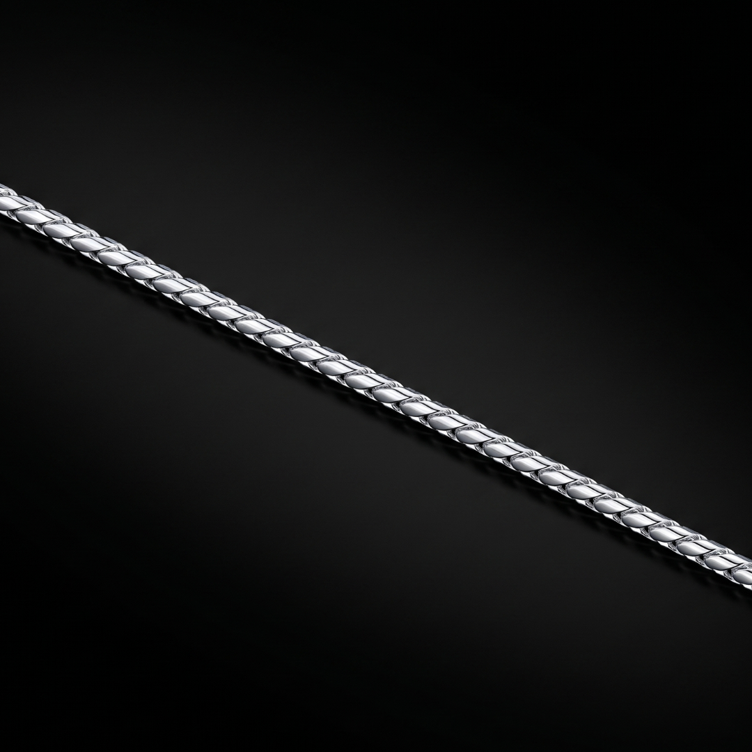Snake Chain 925 Silver Anklet