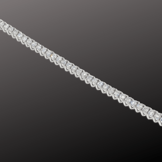 Stylish Silver Line Bracelet