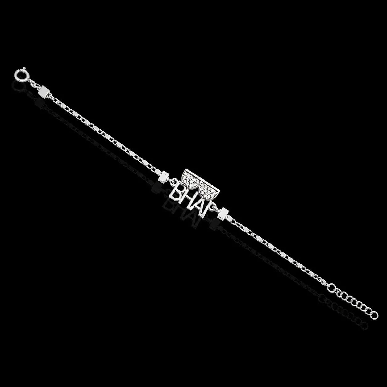 925 Silver Bhai Rakhi Bracelet