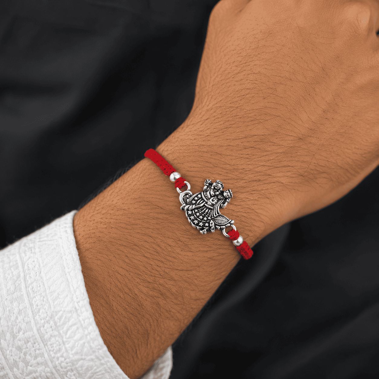 925 Silver Radha Krishna Rakhi