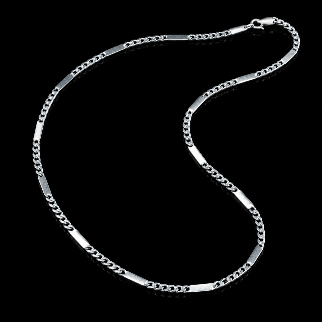 Premium 925 Sterling Silver Men's Chain Necklace