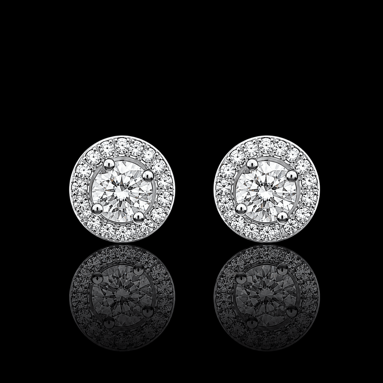 925 Silver Solitaire Studs