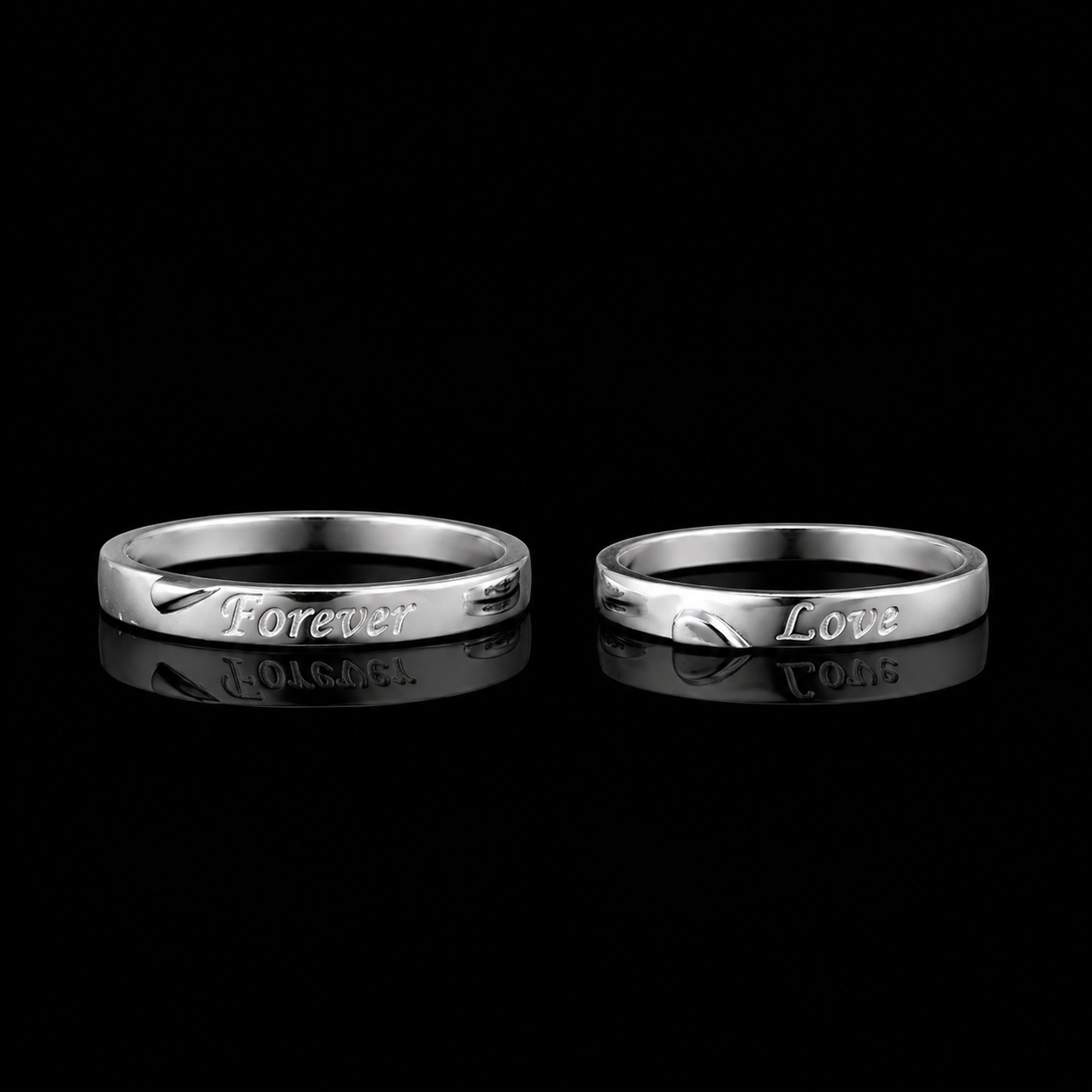 Forever Love Couple Rings