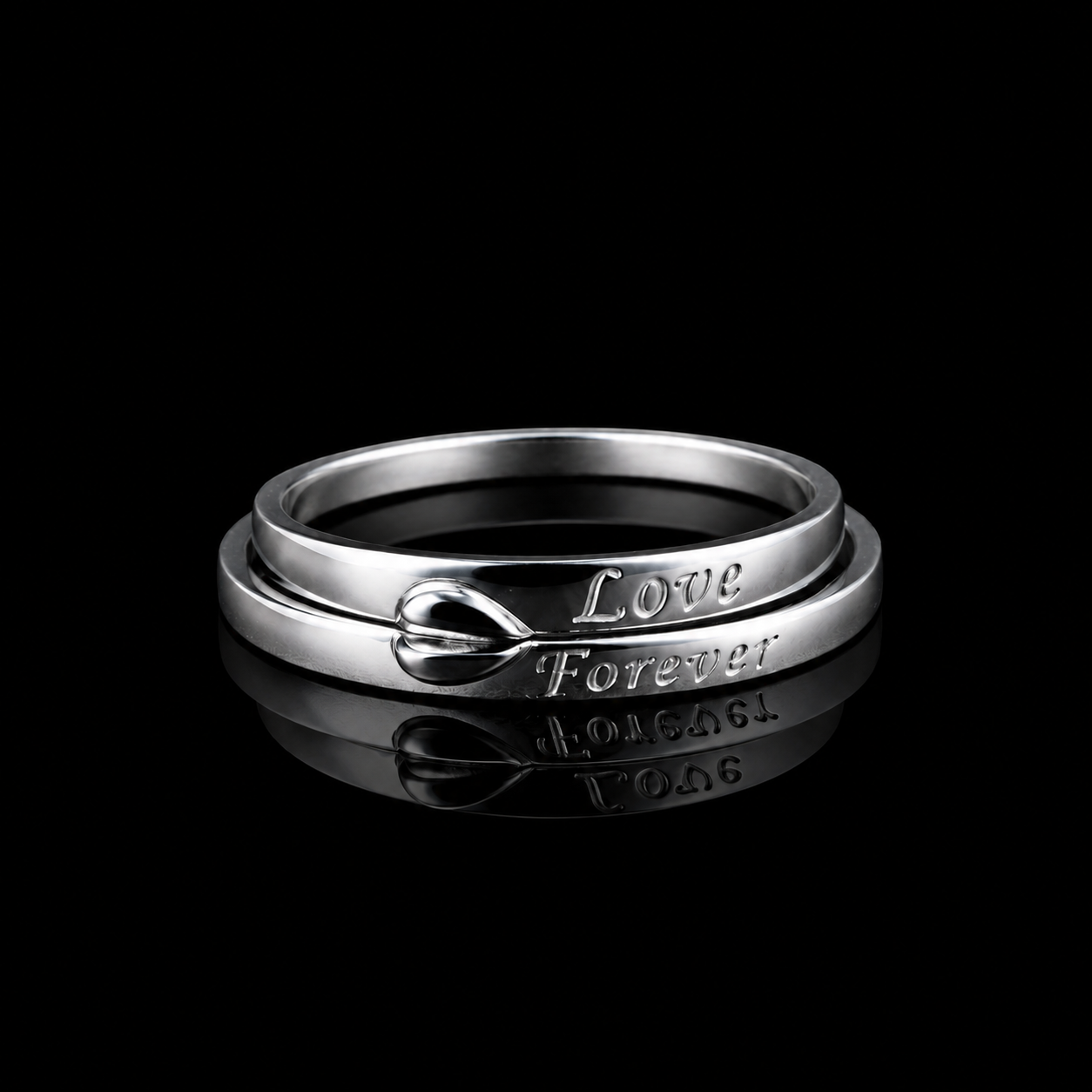 Forever Love Couple Rings