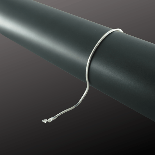 925 Silver Tubular Anklet