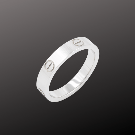 Screw Motif Band Ring