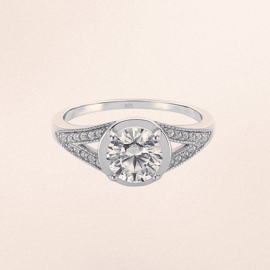 925 Silver Solitaire CZ Ring
