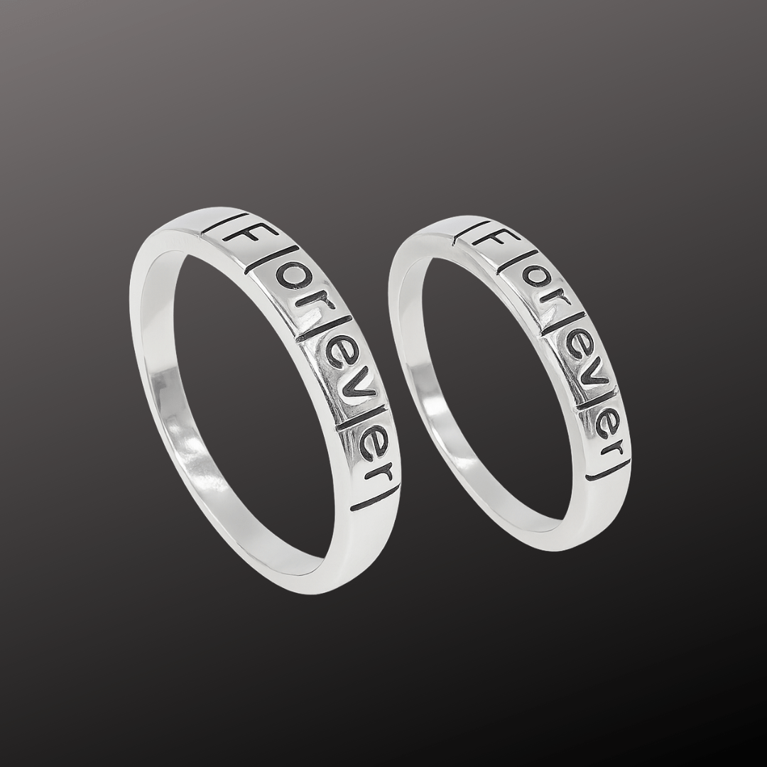 Engraved Forever Couple Band