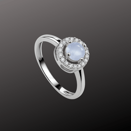 Lunar Glow Silver Ring