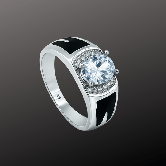 925 Silver CZ Statement Ring