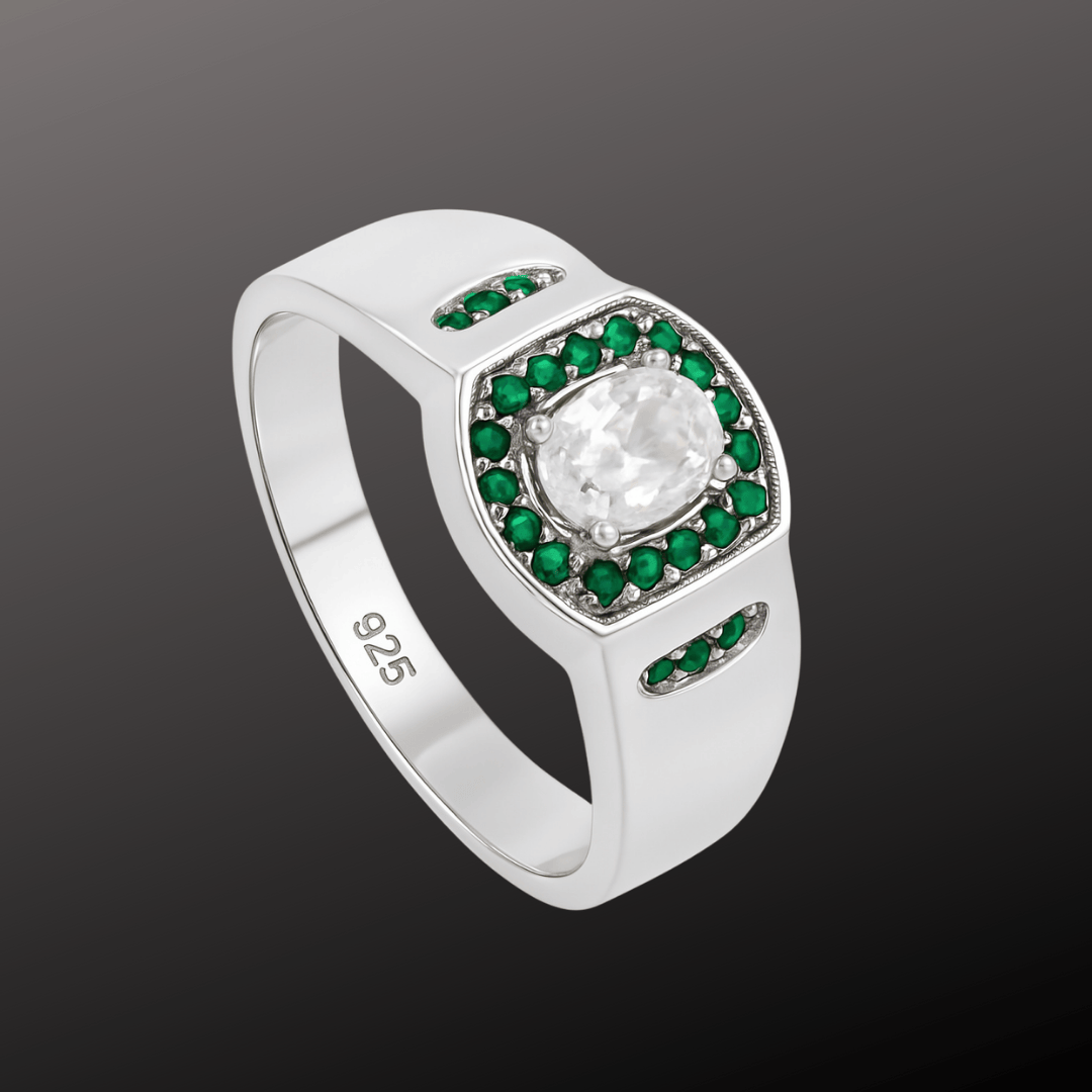 Stylish 925 Sterling Silver Men's Ring