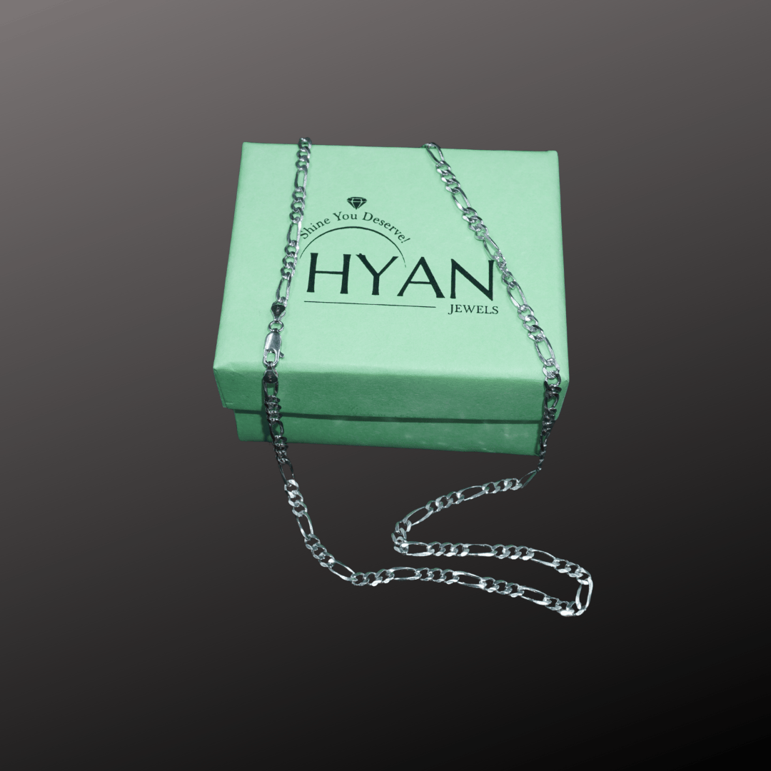 Men’s 925 Silver Figaro Chain