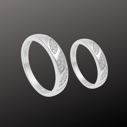 Matching Silver Leaf Bands