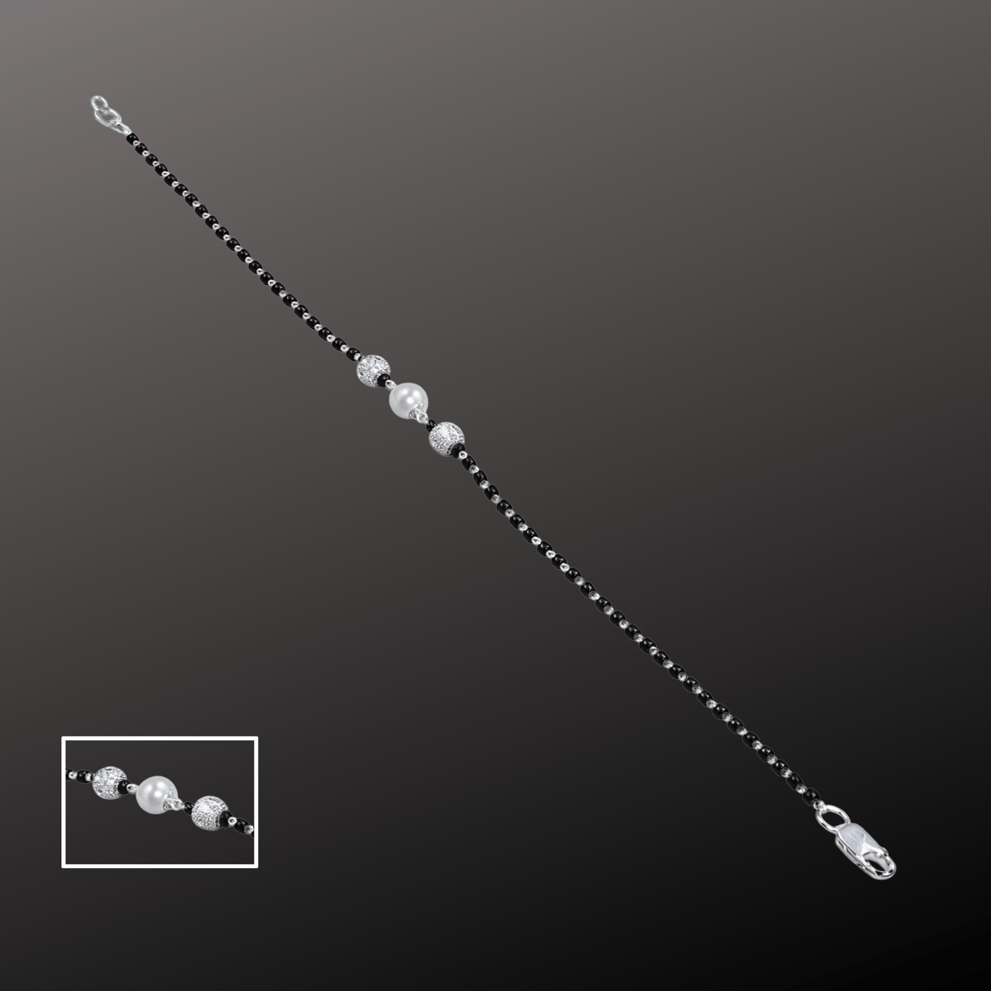 Textured 925 Silver Ball Nazariya