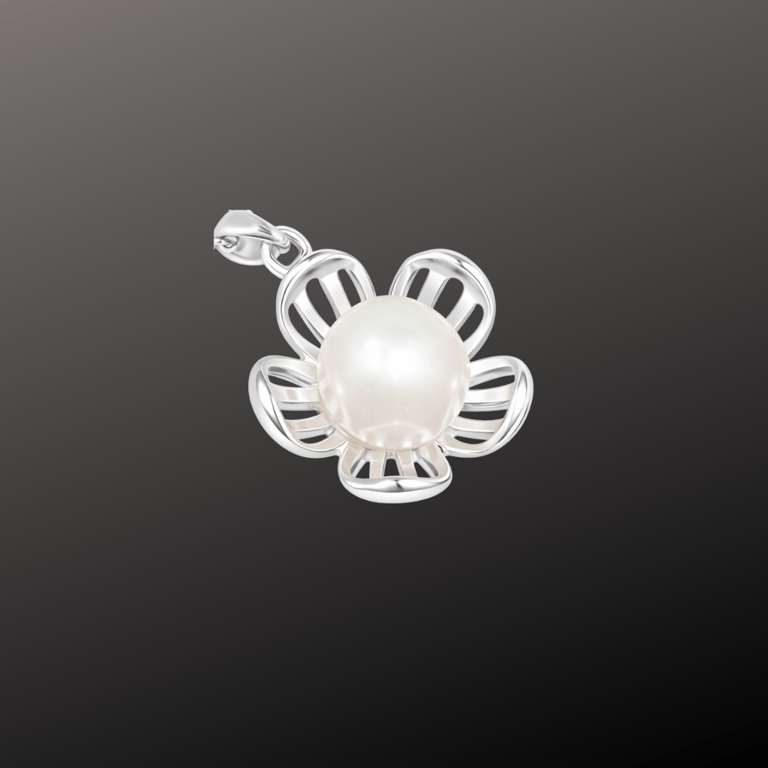 925 Silver Pearl Chain Pendant for Women
