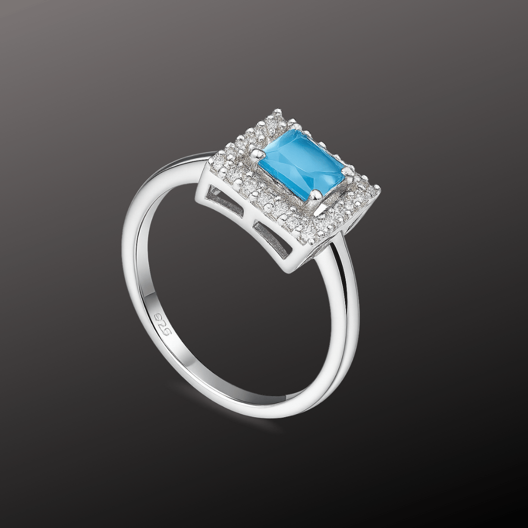 Sky Dream Diamond Silver Ring